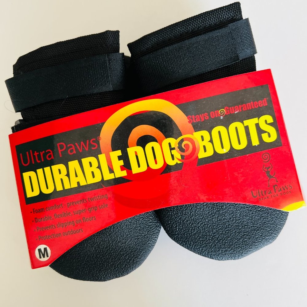 ULTRA PAWS Durable Dog Boots Size M